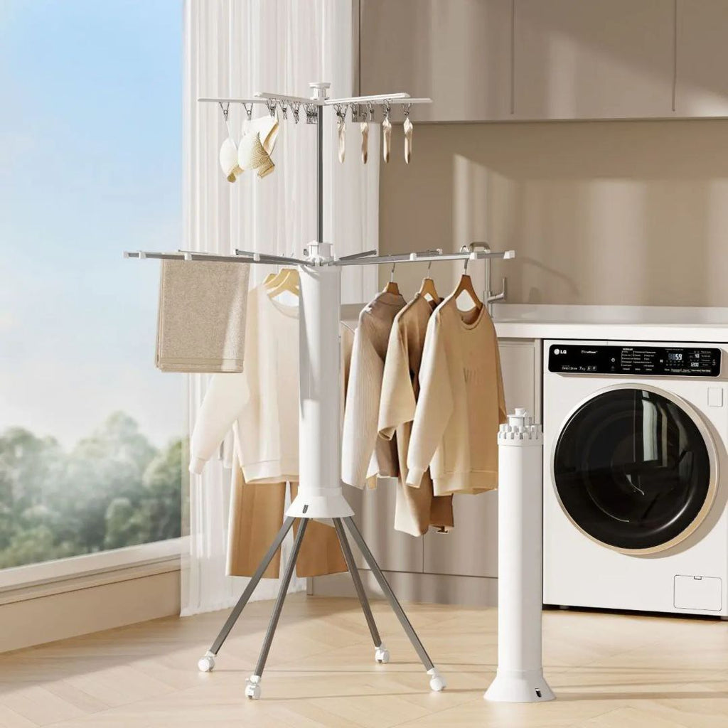 Sèche linge portable et rotatif